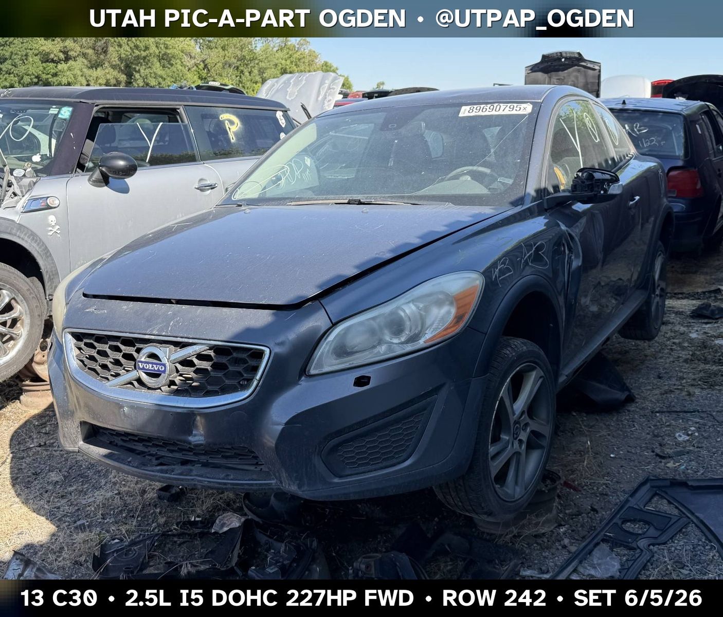 2013 Volvo C30 Parts - UTPAP Ogden