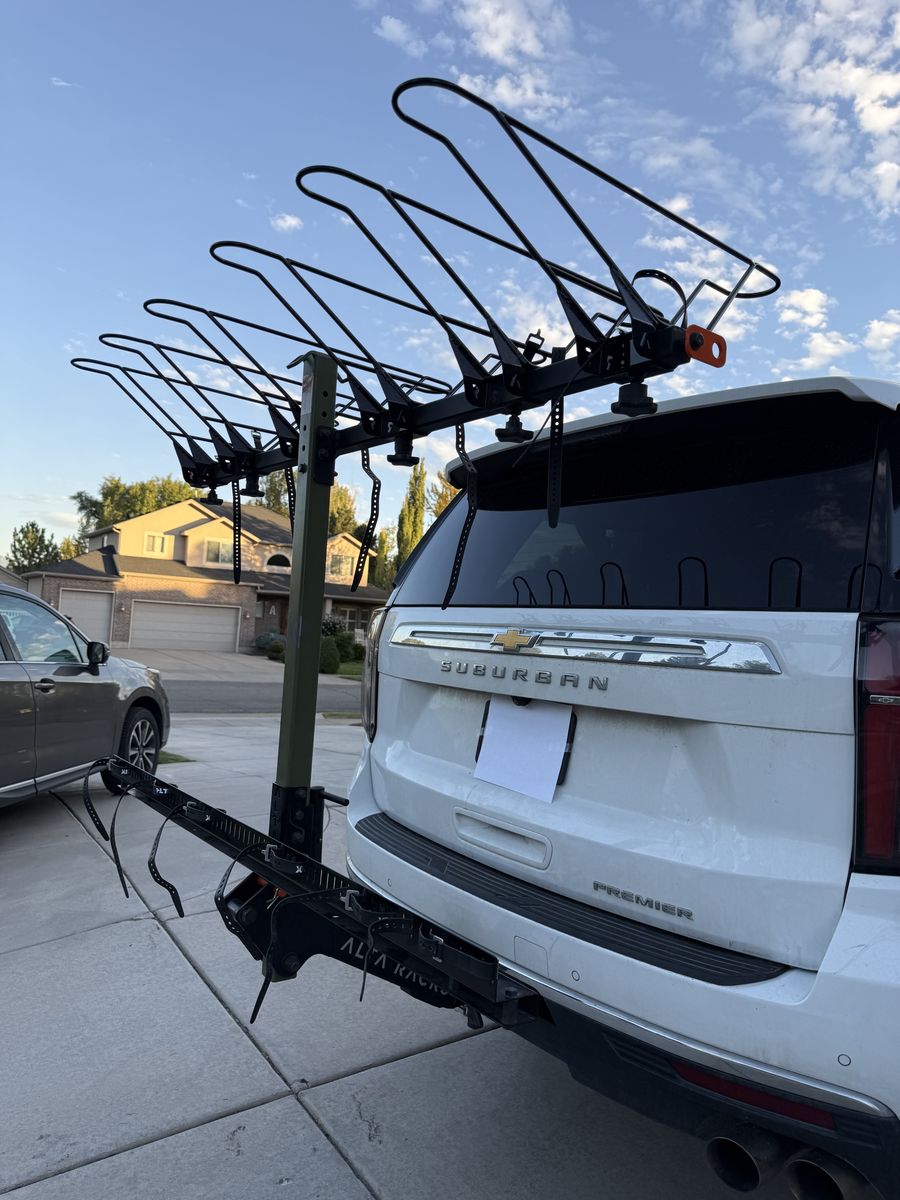 Alta Racks 6-Bike Vertical Hitch Rack for Vehicle