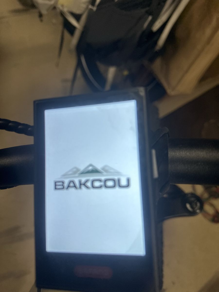 Bakcou Electric Bike with Bafang Digital Display Monitor