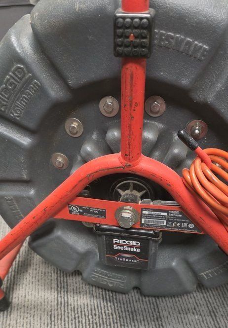 RIDGID SeeSnake Mini 200' TruSense Camera Reel — New Cable, LT1000 & Laptop Included
