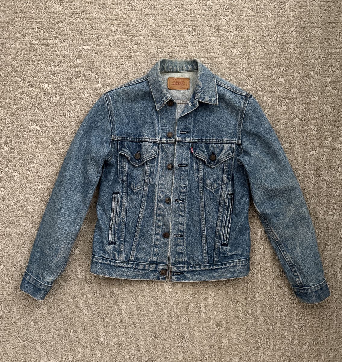 Vintage 1985 Levi’s 70506 Denim Trucker Jacket Made in USA Size 38