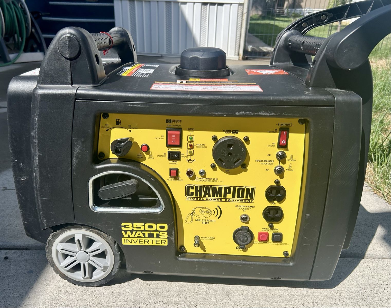Remote Start 3500 Watt Generator
