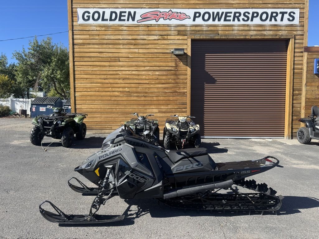 2025 Polaris® Boost PRO RMK 155 Shadow Gray / Gloss Black