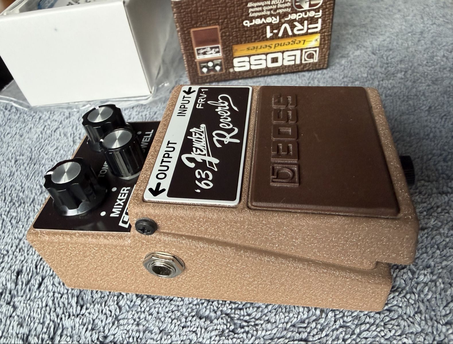 Boss FRV-1 '63 Fender Reverb Legend Series Guitar Effects Pedal (NIB)