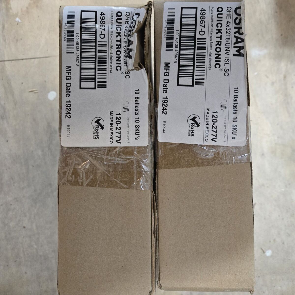 20 count 4-lamp Light Ballasts