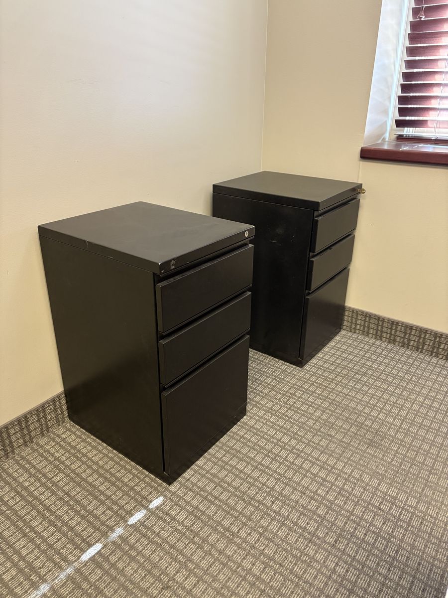 3-Drawer Metal Filing Cabinet
