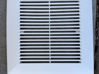 Panasonic White Bathroom Ventilation Fan Grille Cover Used