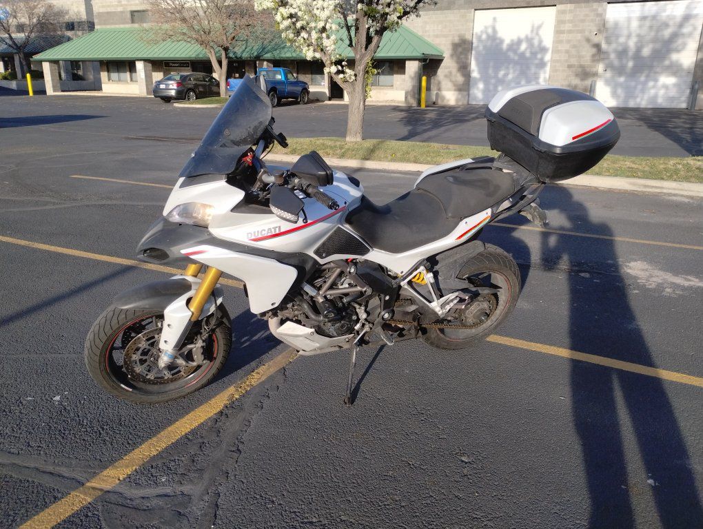 Ducati Multistrada 1200 S 2010- White Touring Motorcycle ~55,000 Miles