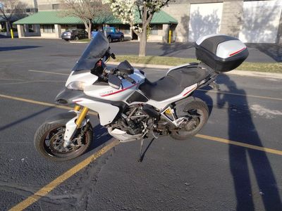 Ducati Multistrada 1200 S 2010- White Touring Motorcycle ~55,000 Miles