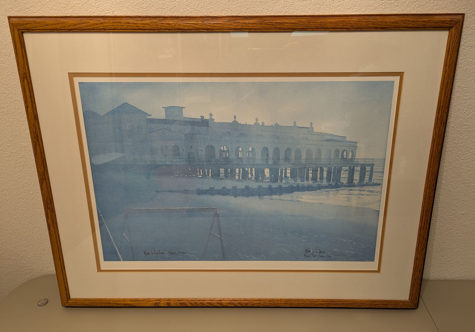 326/450 limited edition print by kim weiland  1990