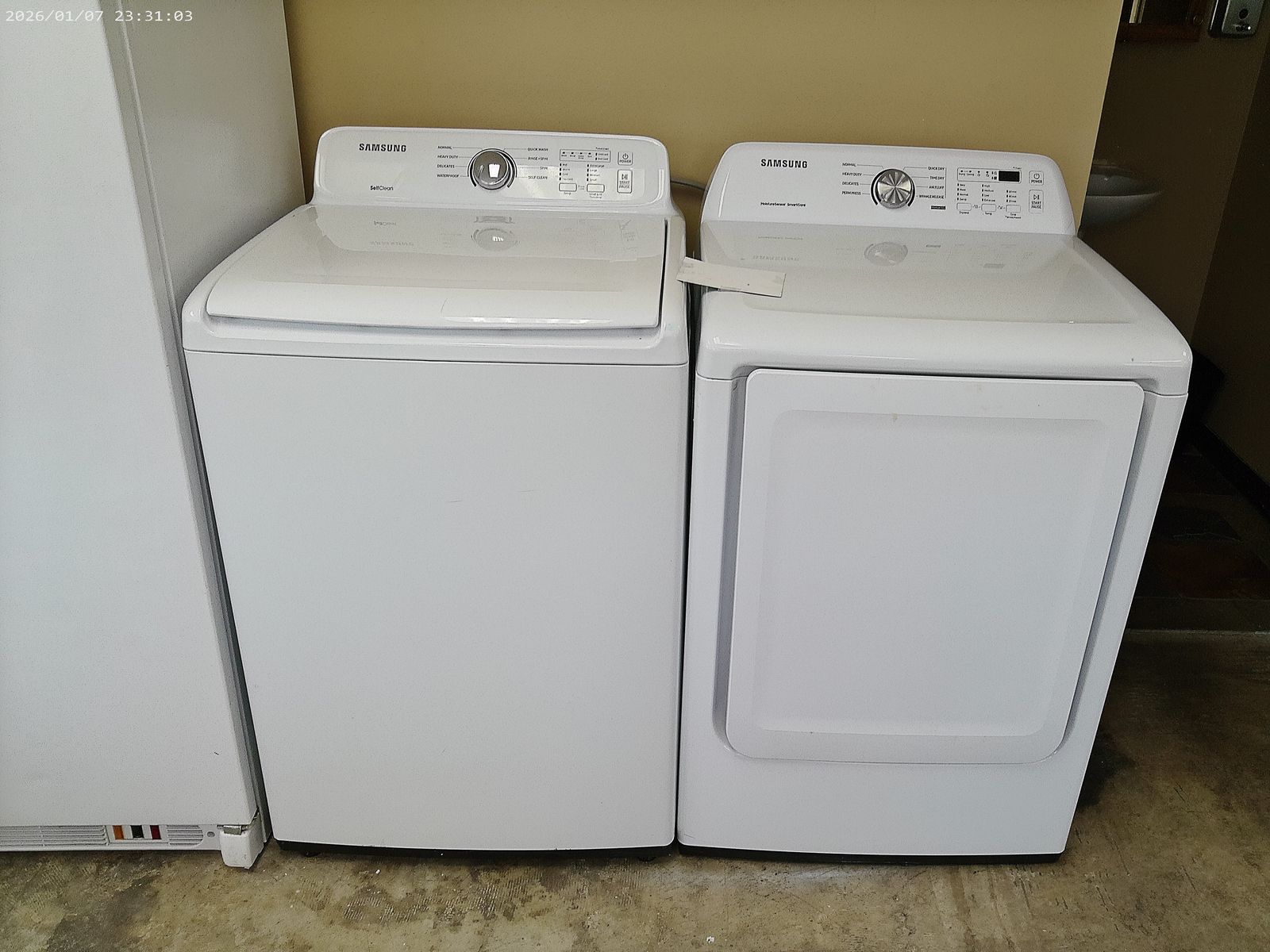 HE Top Load Washer and Electric Dryer~90 Day Guarantee