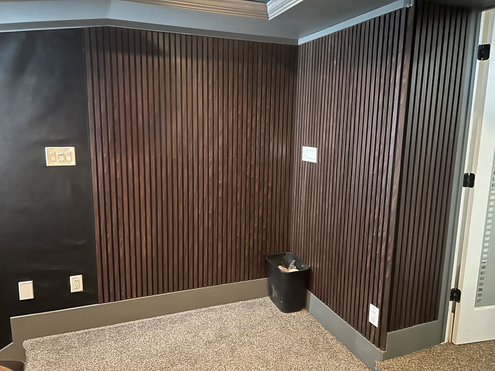 Walnut siding for interior remodels