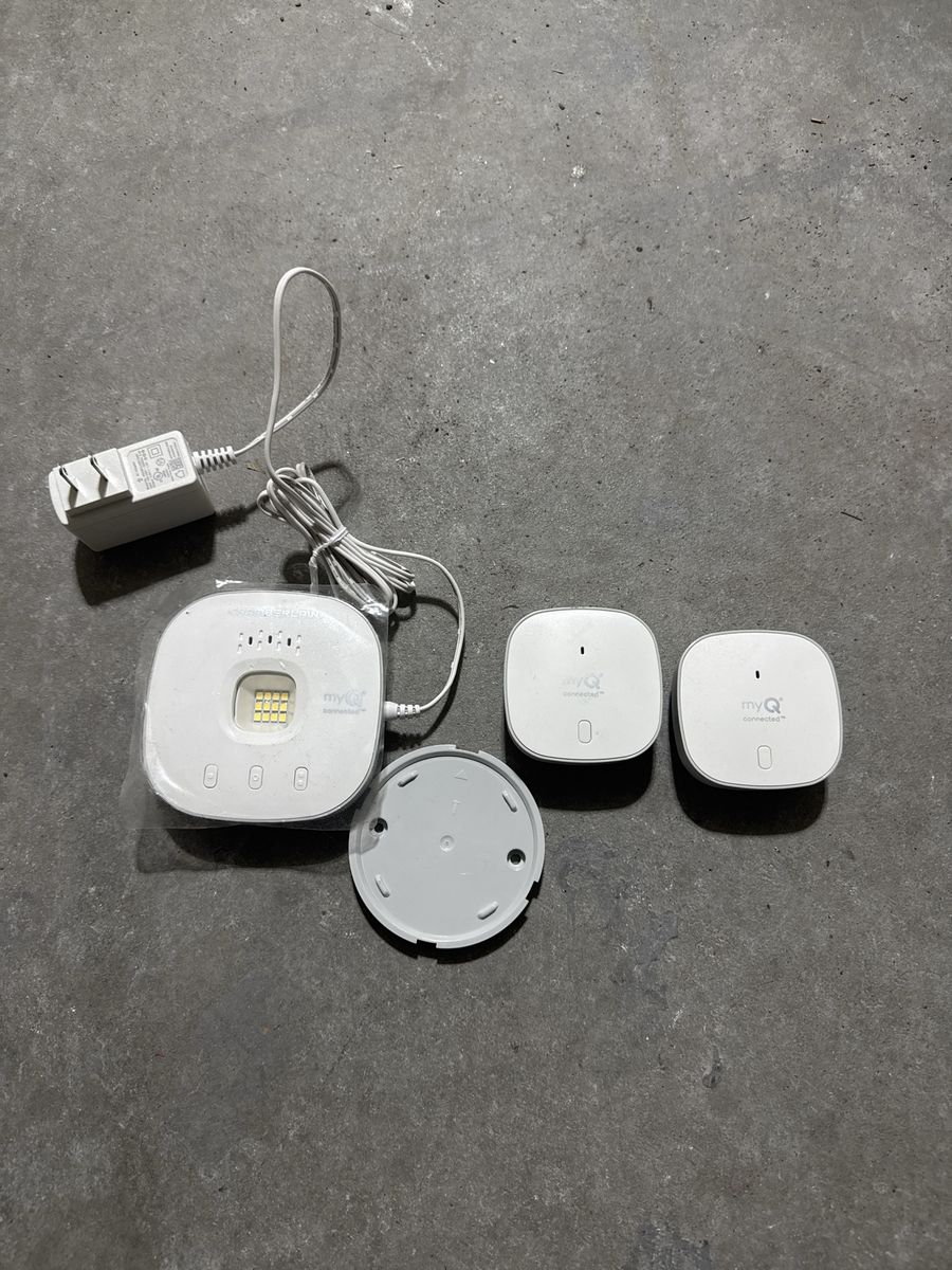 MyQ Smart Garage Hub & Door Sensors (2) - Remote Access & Control for Garage