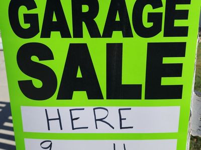 Garage Sale - March 29