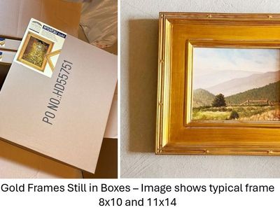 Gold Picture Frames - New in Box