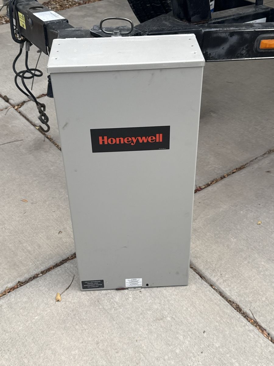 Honeywell Generator Transfer Switch - Gray Electrical Enclosure