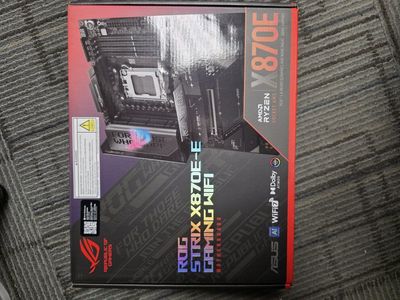 ASUS ROG STRIX X870E-E MotherBoard.
New, never op