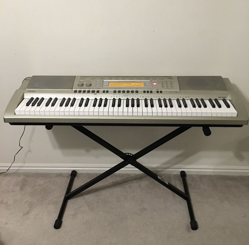 Nice Casio Workstaion, Wall Adapter & Stand