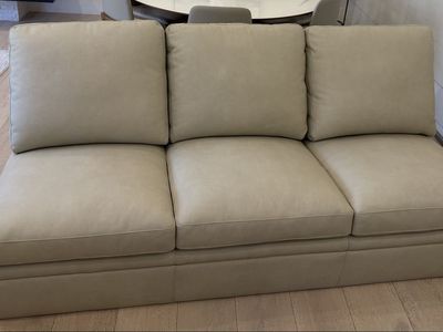 Leather 3 seat sofa piece