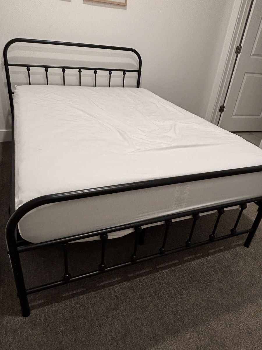 Bed frame and Mattress