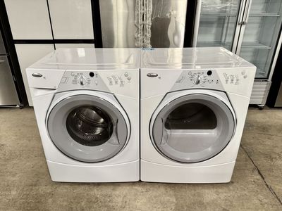 WHIRLPOOL FRONT LOADING WASHER AND DRYER SET