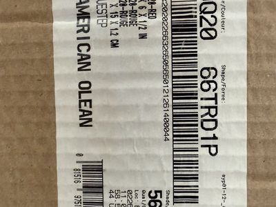 American Olean Questep 6x6" Red RIDGE Ceramic Tile Flooring