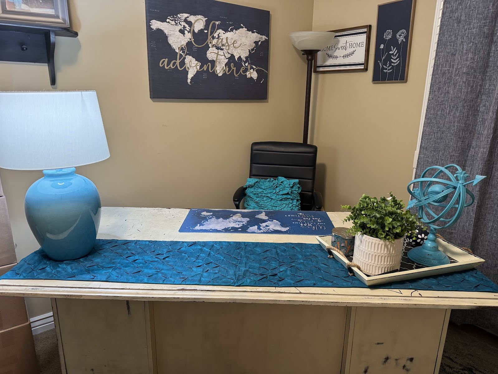 Massive Wood Executive Desk