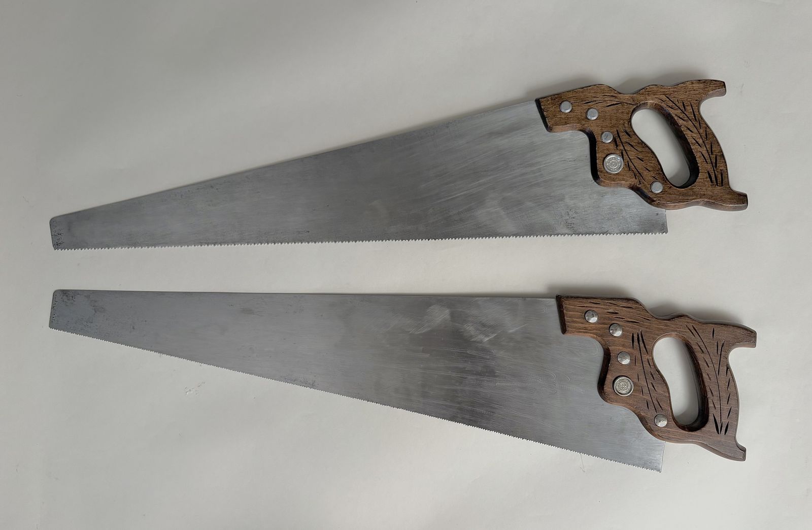 Disston D23 handsaws (2)