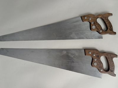 Disston D23 handsaws (2)