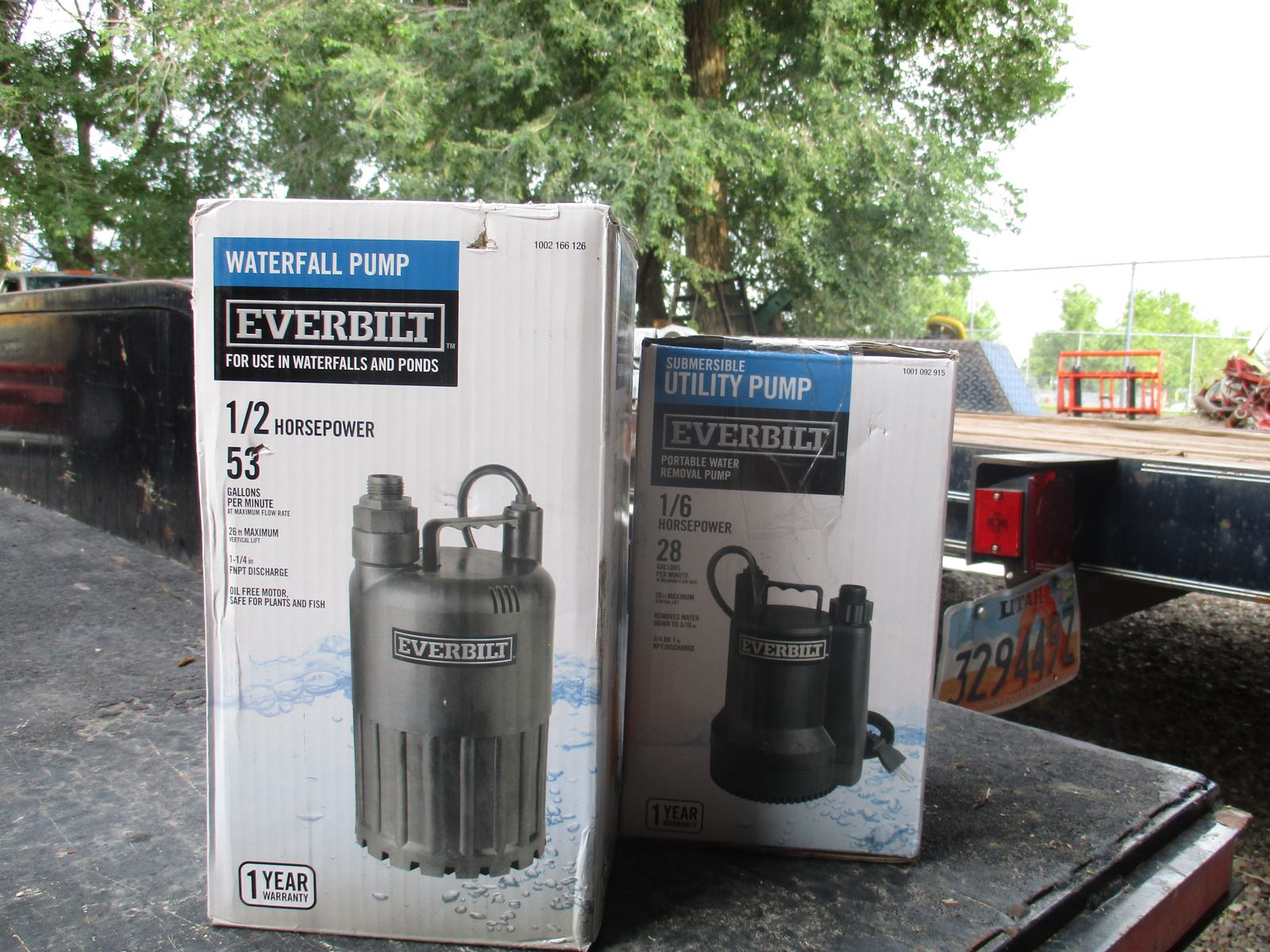 New Water pumps