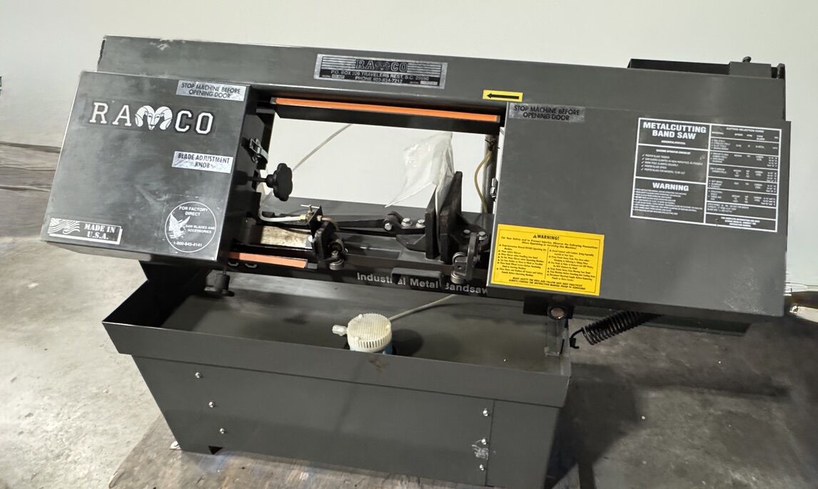 Ramco RS-90P Metal Cutting Band Saw - Never Been Used
