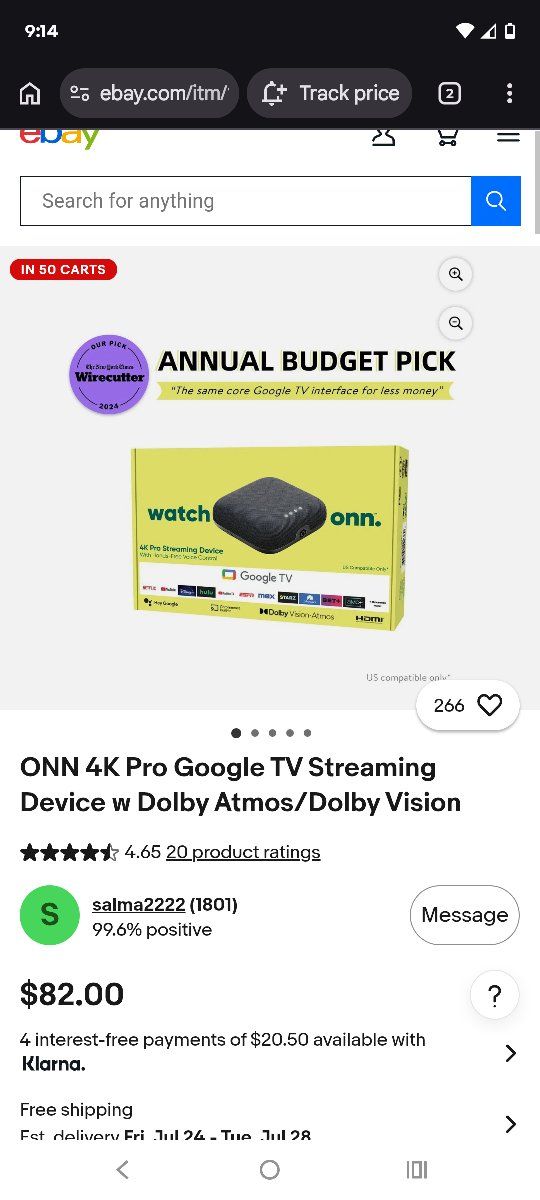 Onn 4k Streaming Box