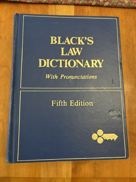Black's Law Distionary - 5th Edition