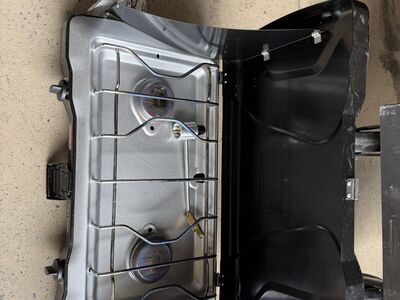 Coleman Triton 2 Burner Stove w/ Case