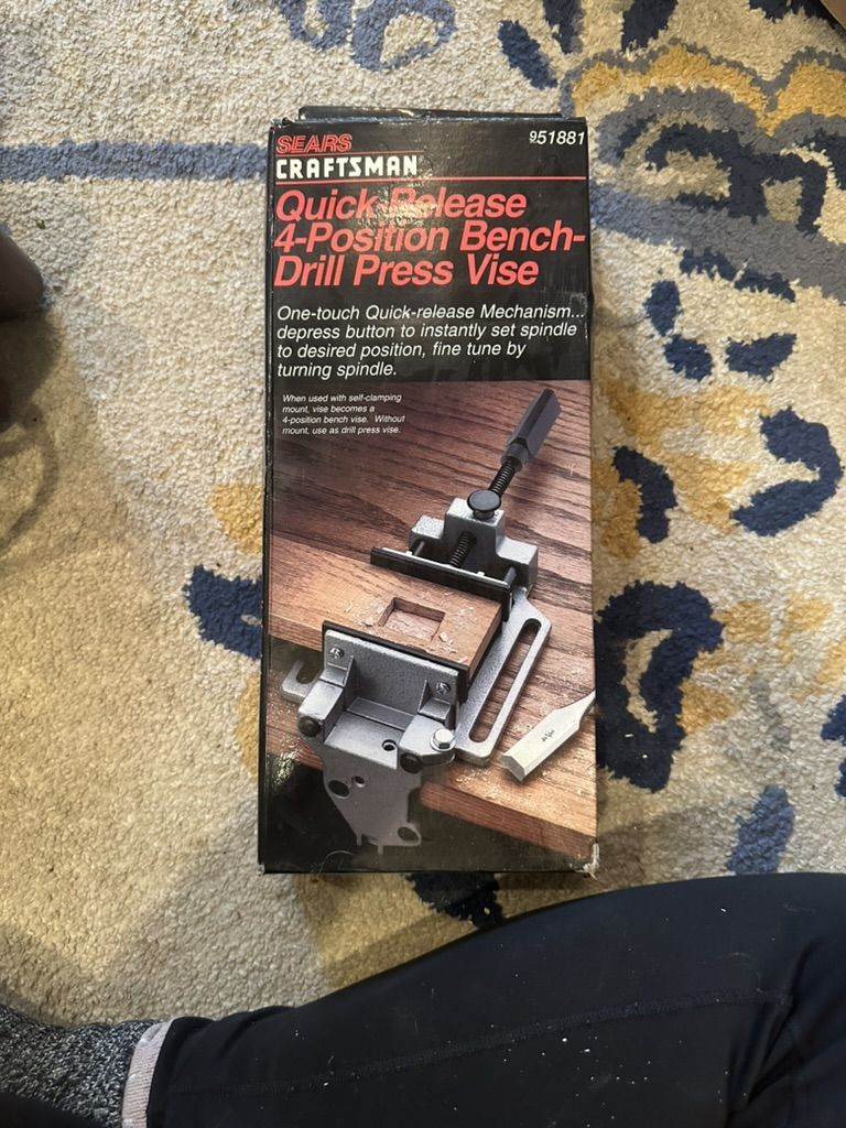 Craftsman Quick Release 4 Position Bench Drill Press Vise