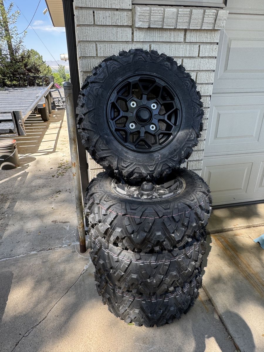 New Take-off Wheels & Tires - Kawasaki Ridge / Polaris Ranger - 4x156