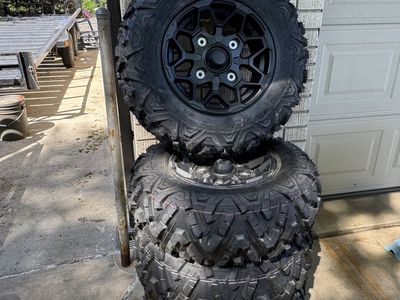 New Take-off Wheels & Tires - Kawasaki Ridge / Polaris Ranger - 4x156