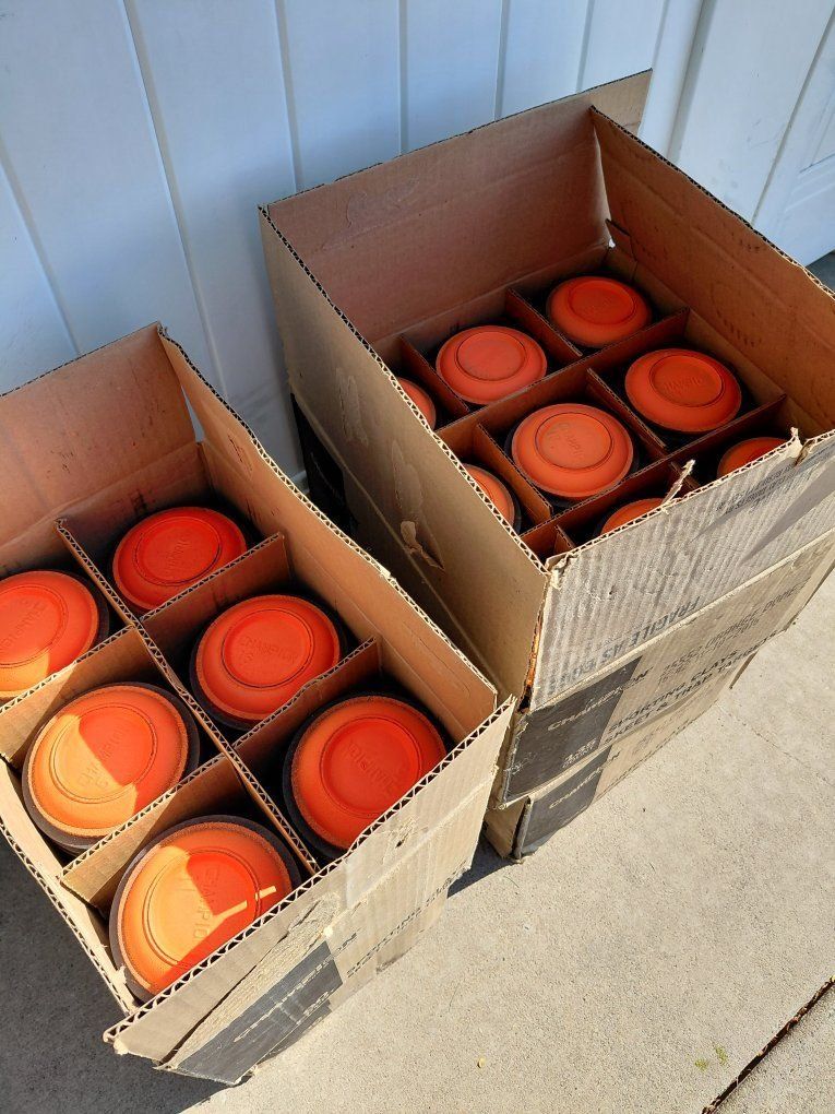Champion Sporting Clays Orange Dome Clay Targets for Skeet & Trap