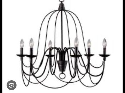 Kenroy Home Pannier 6-Light Oil Rubbed Bronze Candle Circle Chandelier - Modern Contemporary