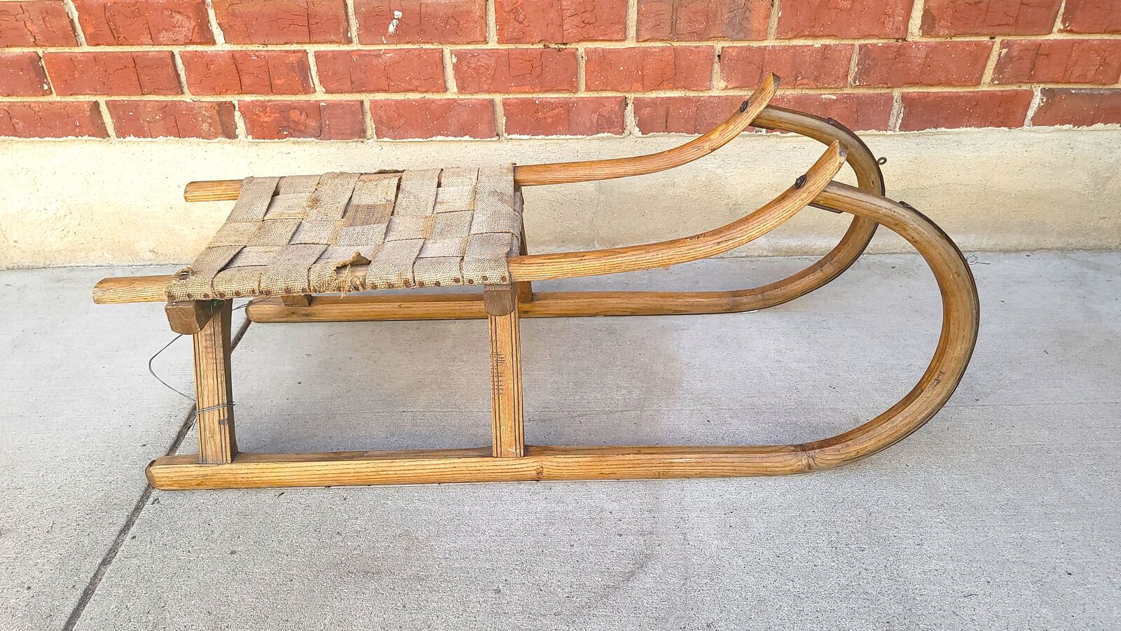 Antique Austrian Wooden Sled