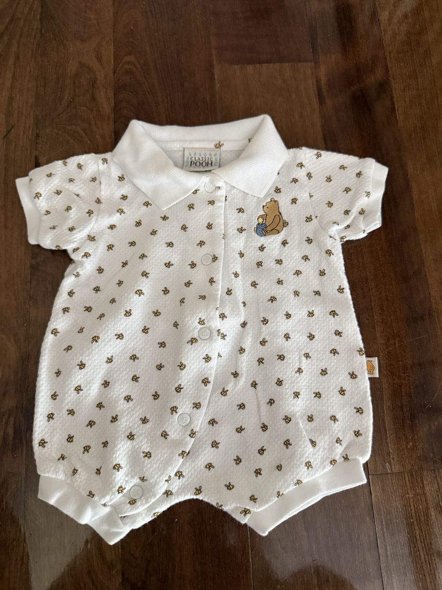 Vintage Classic Pooh romper Winnie the Pooh embroidered 3 months bees