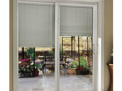 Brand New - Renewal by Anderson 400 Series White Frenchwood Sliding Patio Door