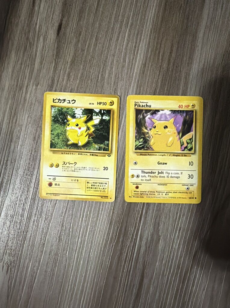 Pikachu Pokemon Cards