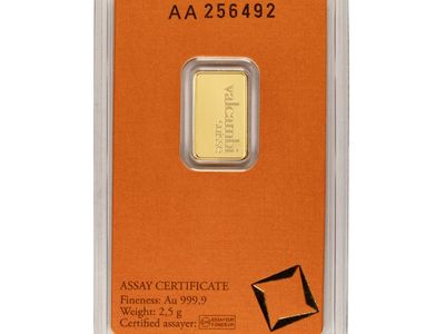 Valcambi Suisse 2.5 Gram GOLD Bar