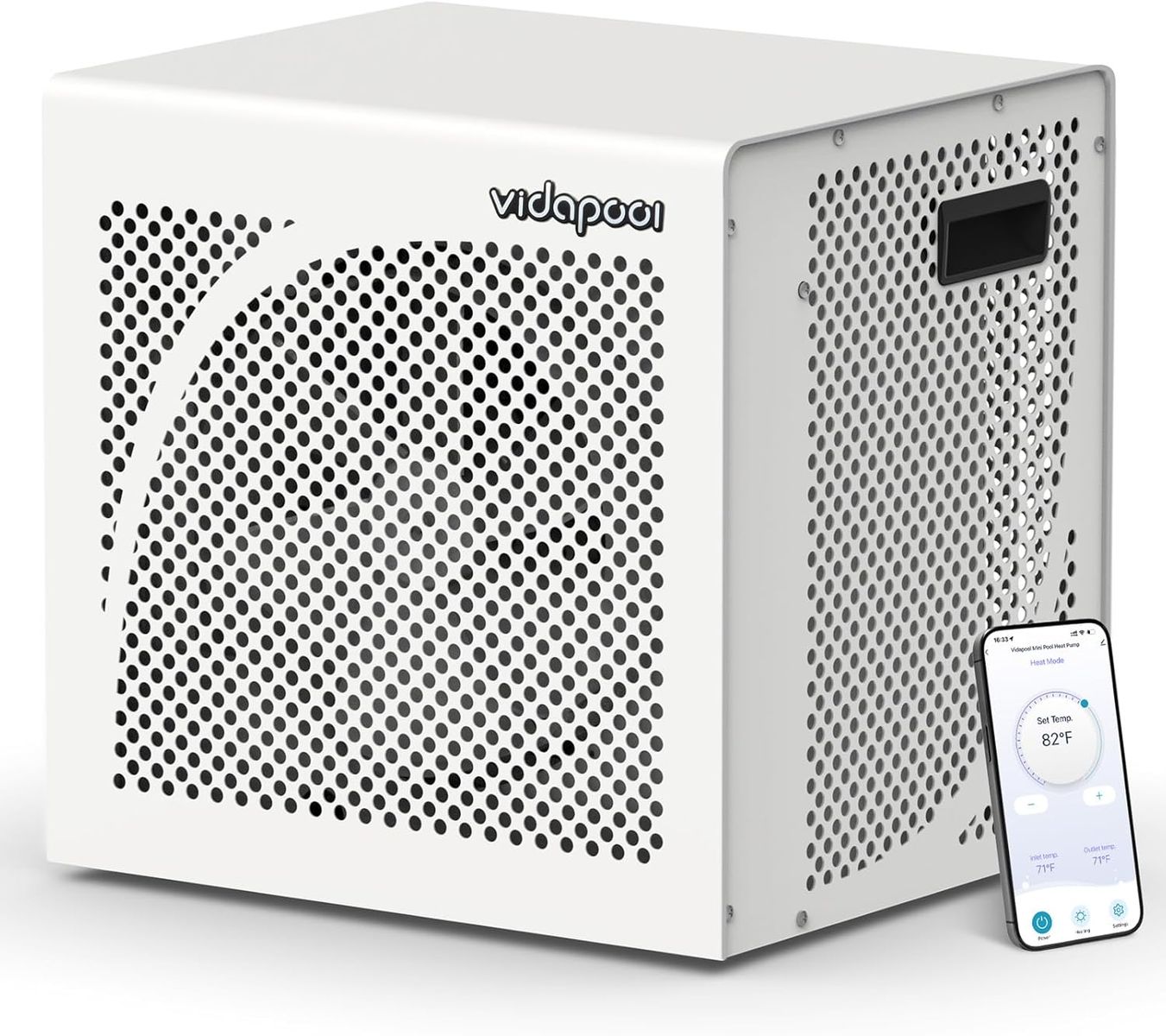 NEW Swimming Pool Heater Electric Pool Heat Pump for Above Ground and Inground Pools Heating and Cooling