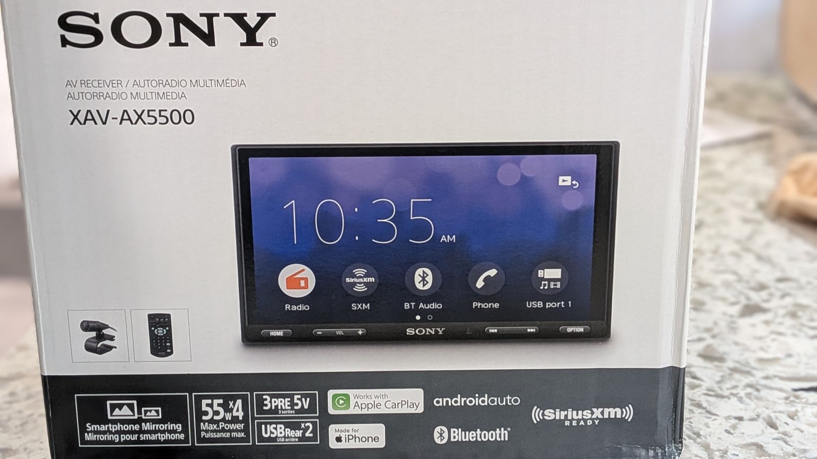 Sony XAV-AX5500 Plug-&-Play Tacoma Kit - TrailGrid Pro - Non-JBL - Receiver