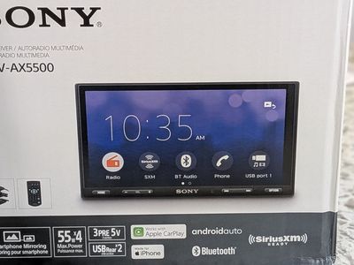 Sony XAV-AX5500 Plug-&-Play Tacoma Kit - TrailGrid Pro - Non-JBL - Receiver