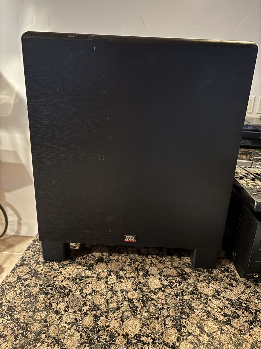 MTX Subwoofer and theater speakers