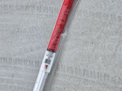 36 in. White Vinyl U-Shape Slide-On Under Door Seal