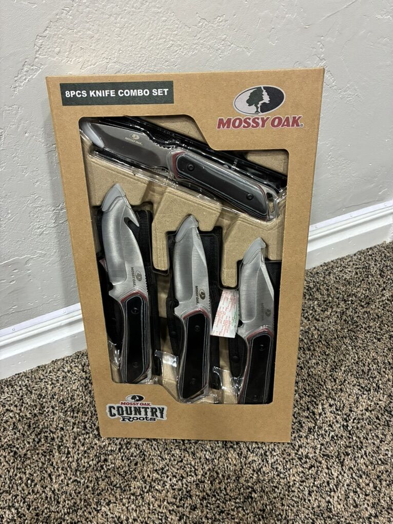 8pc Mossy Oak Combo Knife Set!!!